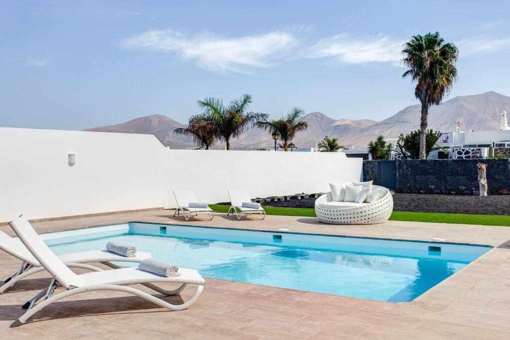 Homu Bianca Fantastica Villa Con Piscina Privad Playa Blanca  Exterior foto