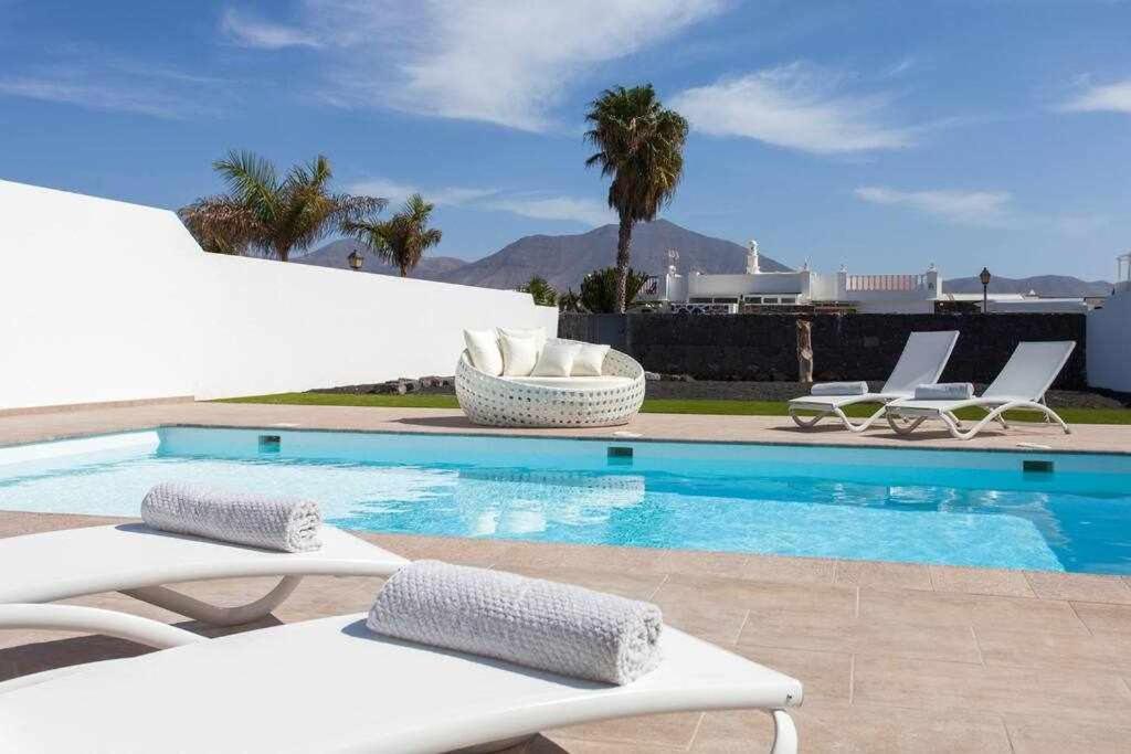 Homu Bianca Fantastica Villa Con Piscina Privad Playa Blanca  Exterior foto